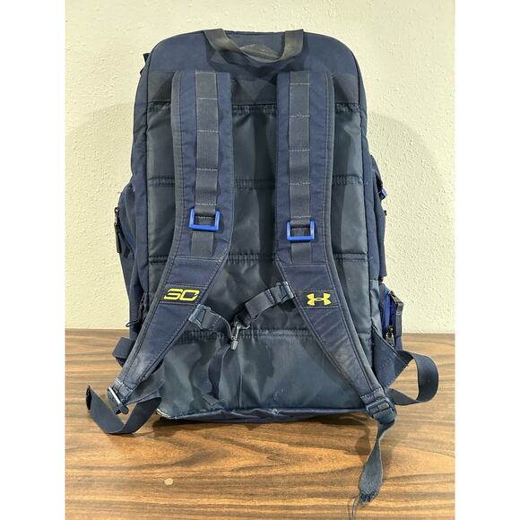 Under Armour UA Steph Curry Storm SC30 Backpack Undeniable Blue Large NBA Bag - Picture 5 of 15